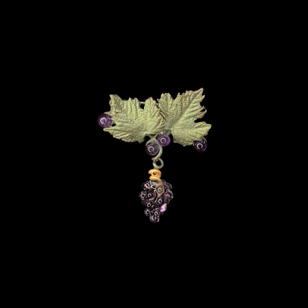 Wild Grape Vine Brooch - Dainty