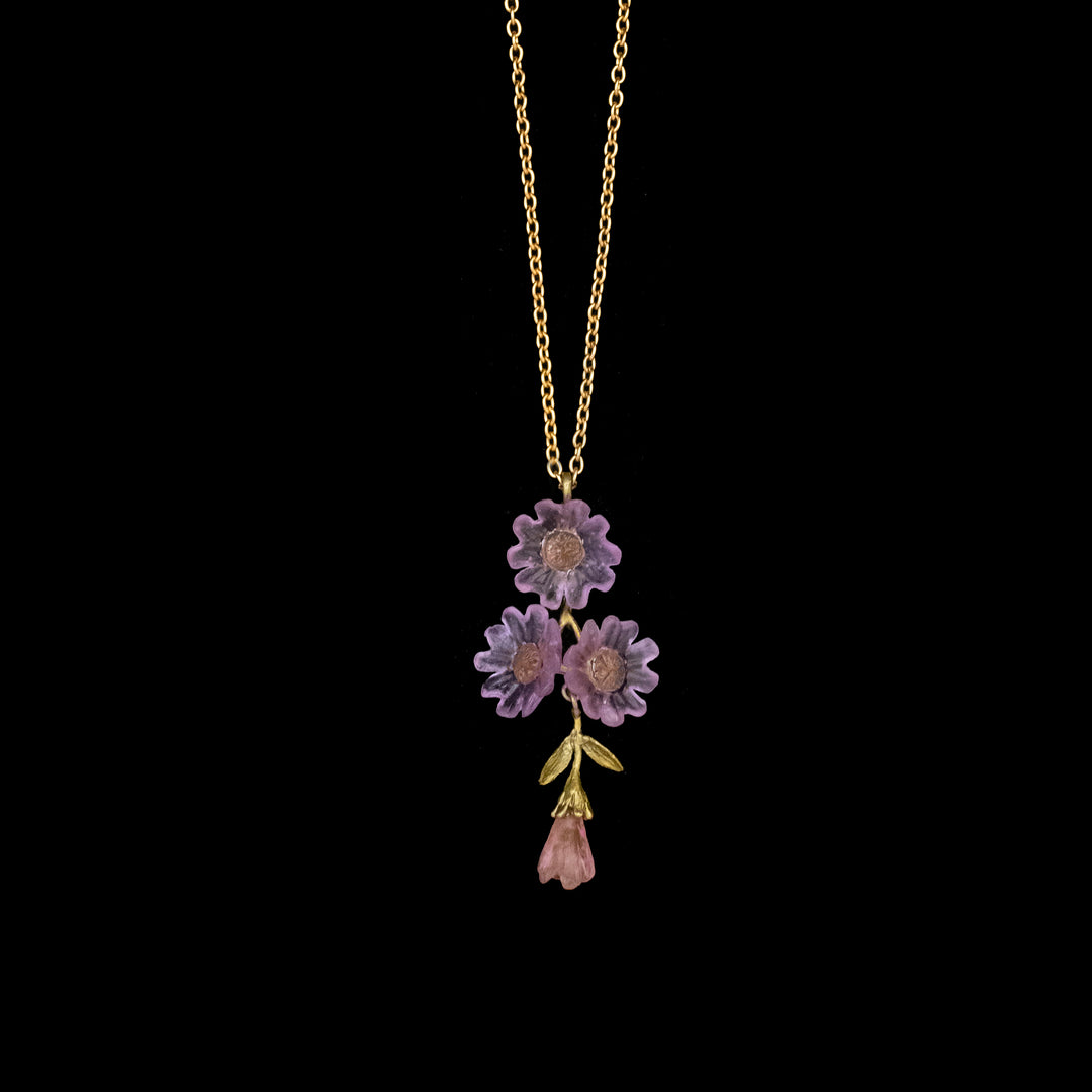 Phlox Pendant - 3-Flower Drop