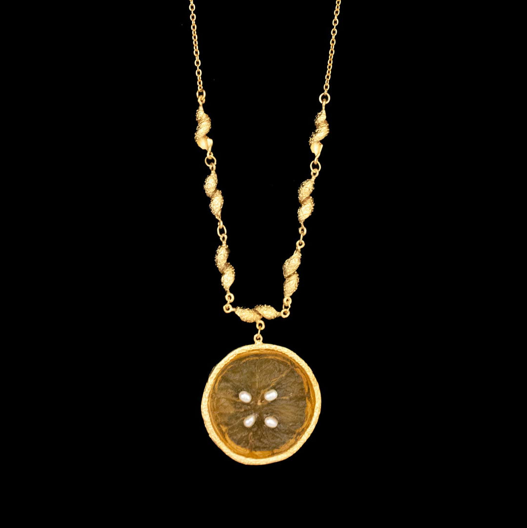 Citrus Pendant - Large Orange