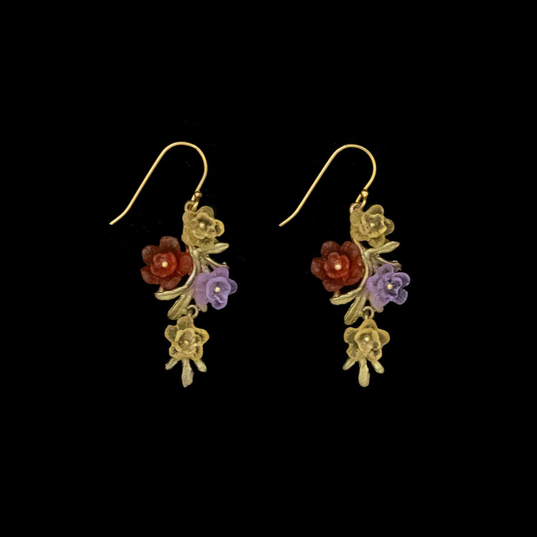 Mums Earrings - Wire