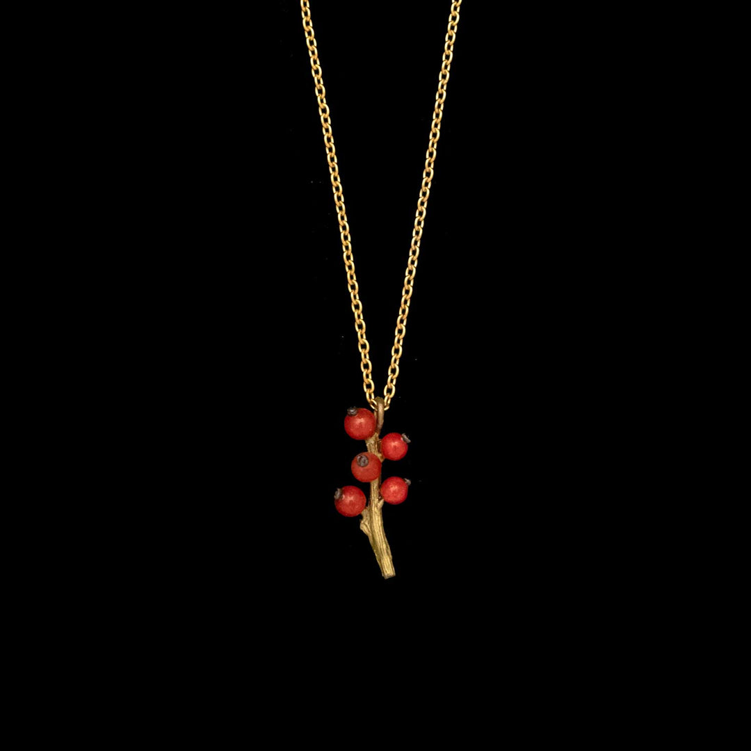 Winterberry Pendant - Dainty