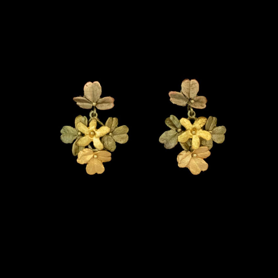 Wood Sorrel Earrings - Long Post