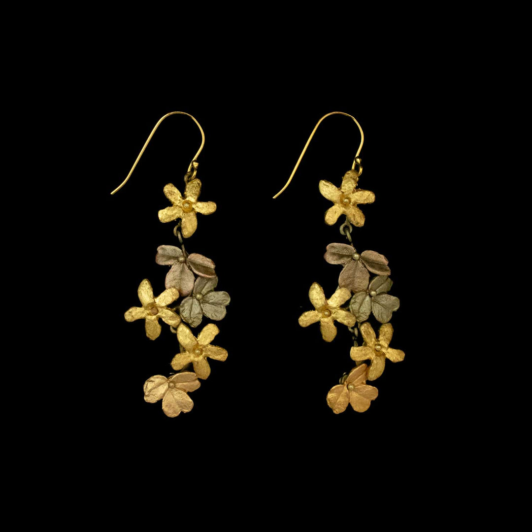 Wood Sorrel Earrings - Statement Wire