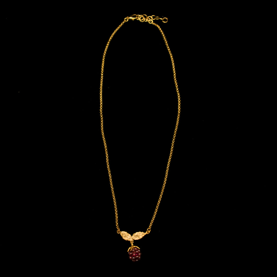 Fine Raspberry Pendant