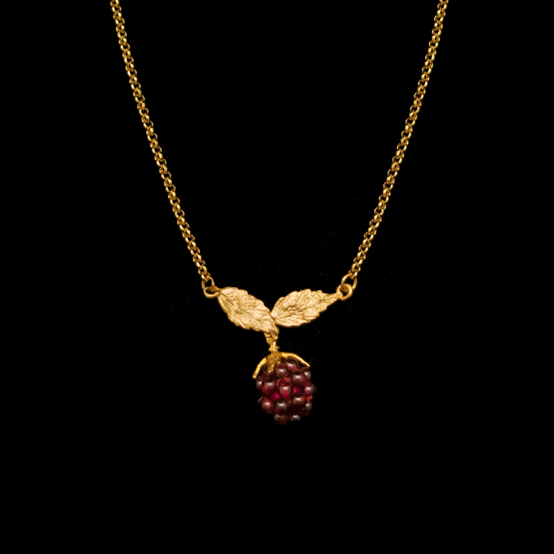 Fine Raspberry Pendant