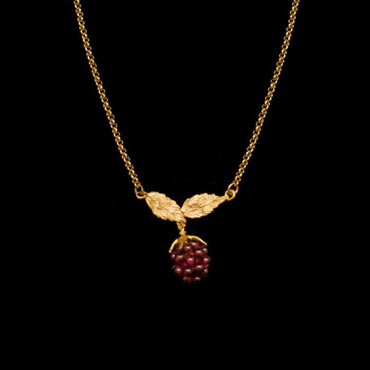 Fine Raspberry Pendant