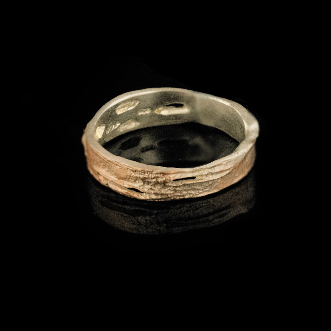 Fine Birch Silver Dainty Ring