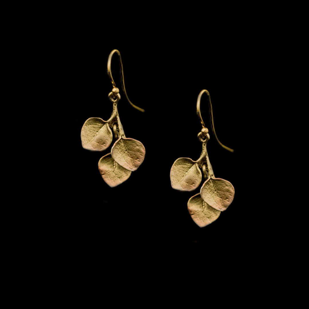 Fine Survivor Tree Leaf Earrings