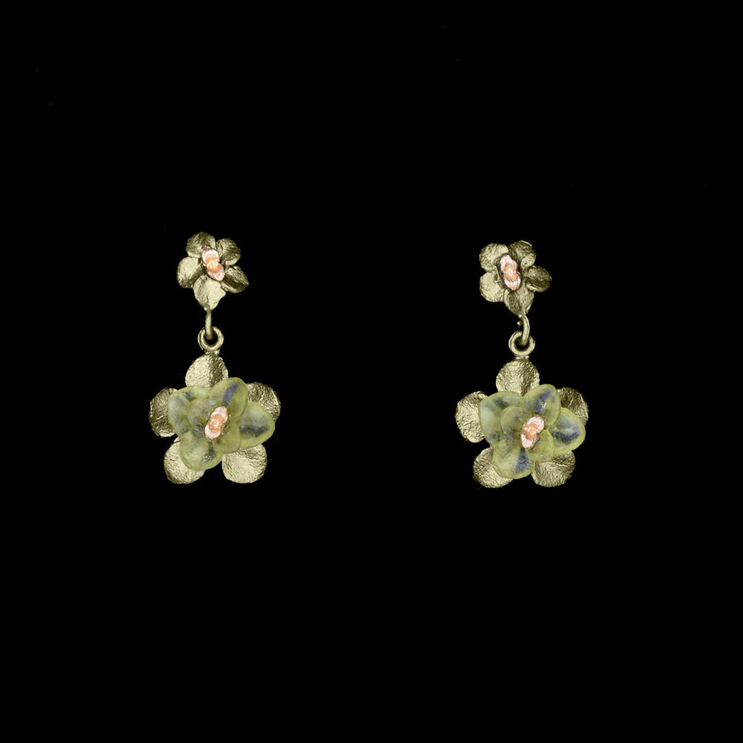 Desert Flower Earrings - Drop Post