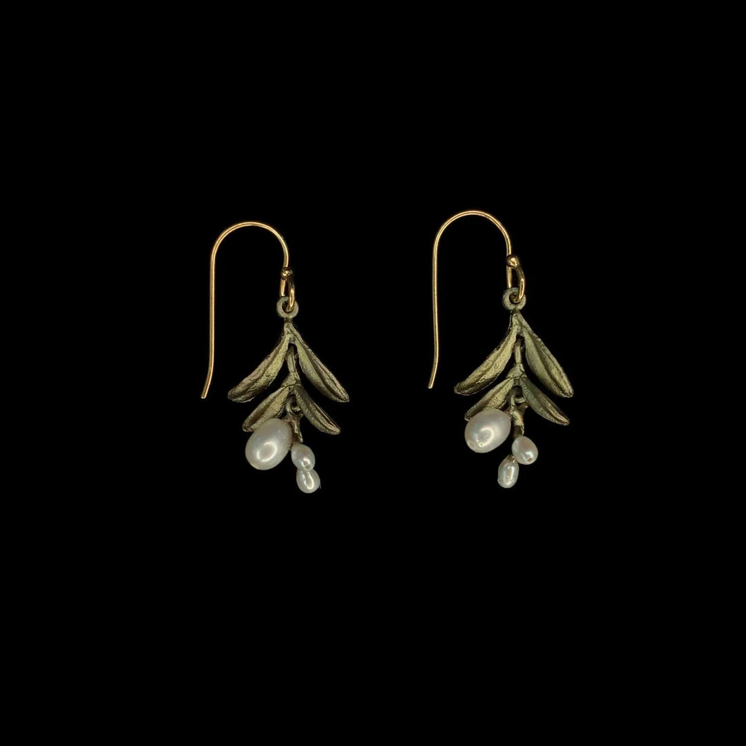 Garden Vine Earrings - Dainty Wire
