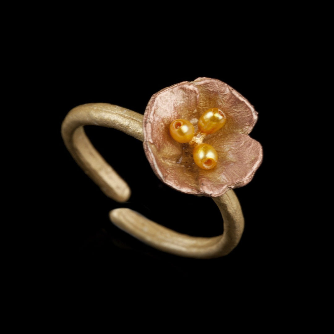 California Poppy Ring