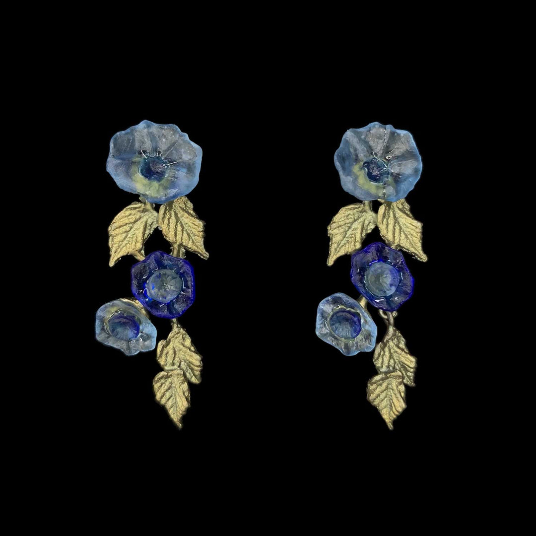 Morning Glory Earrings - Flower Post
