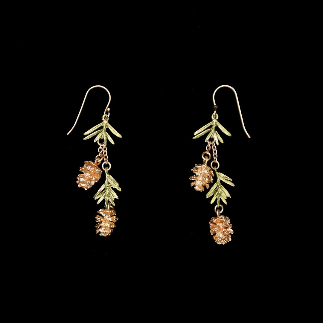 Pine Needle Earrings - Statement