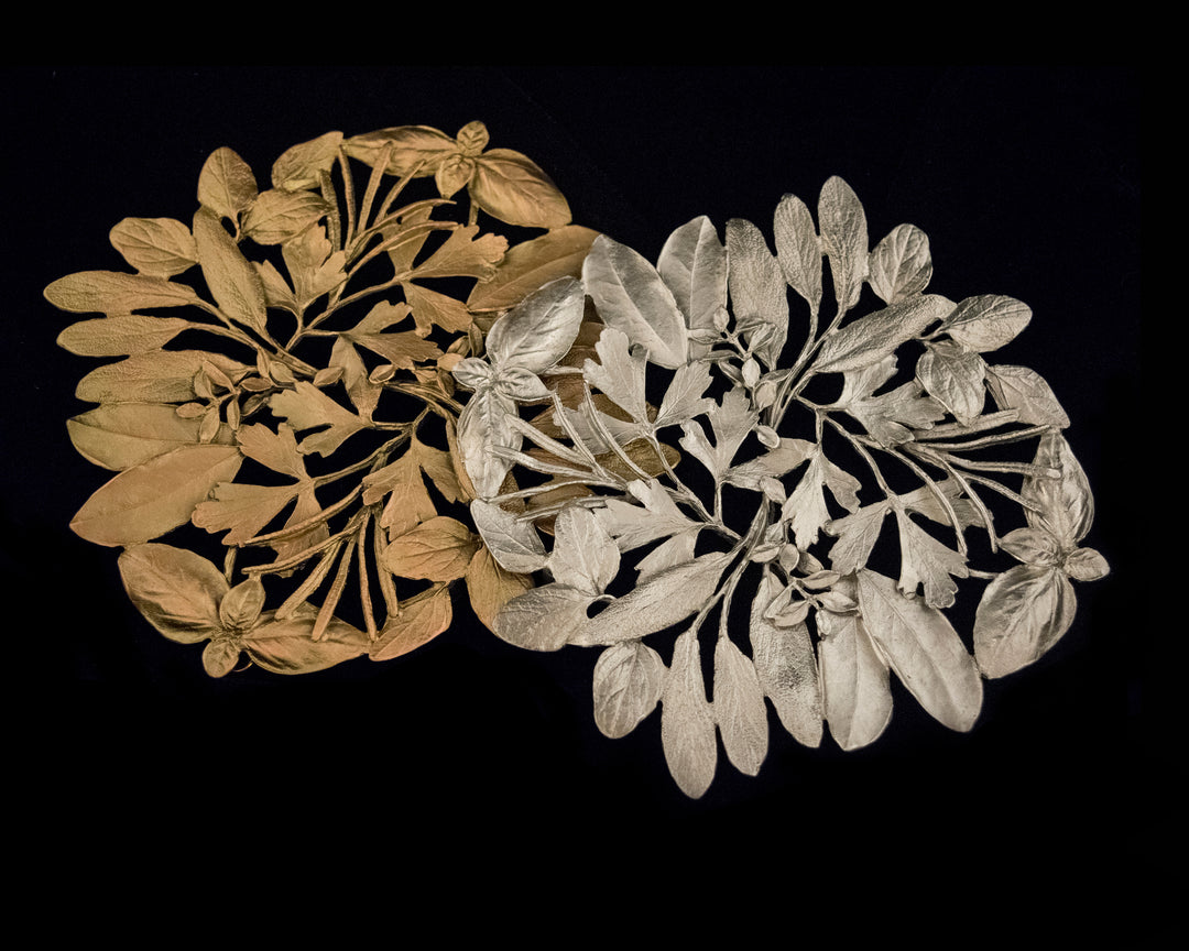 Herb Trivet - Pewter