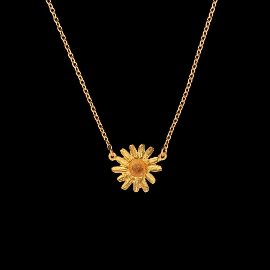 Golden Butter Daisy Pendant