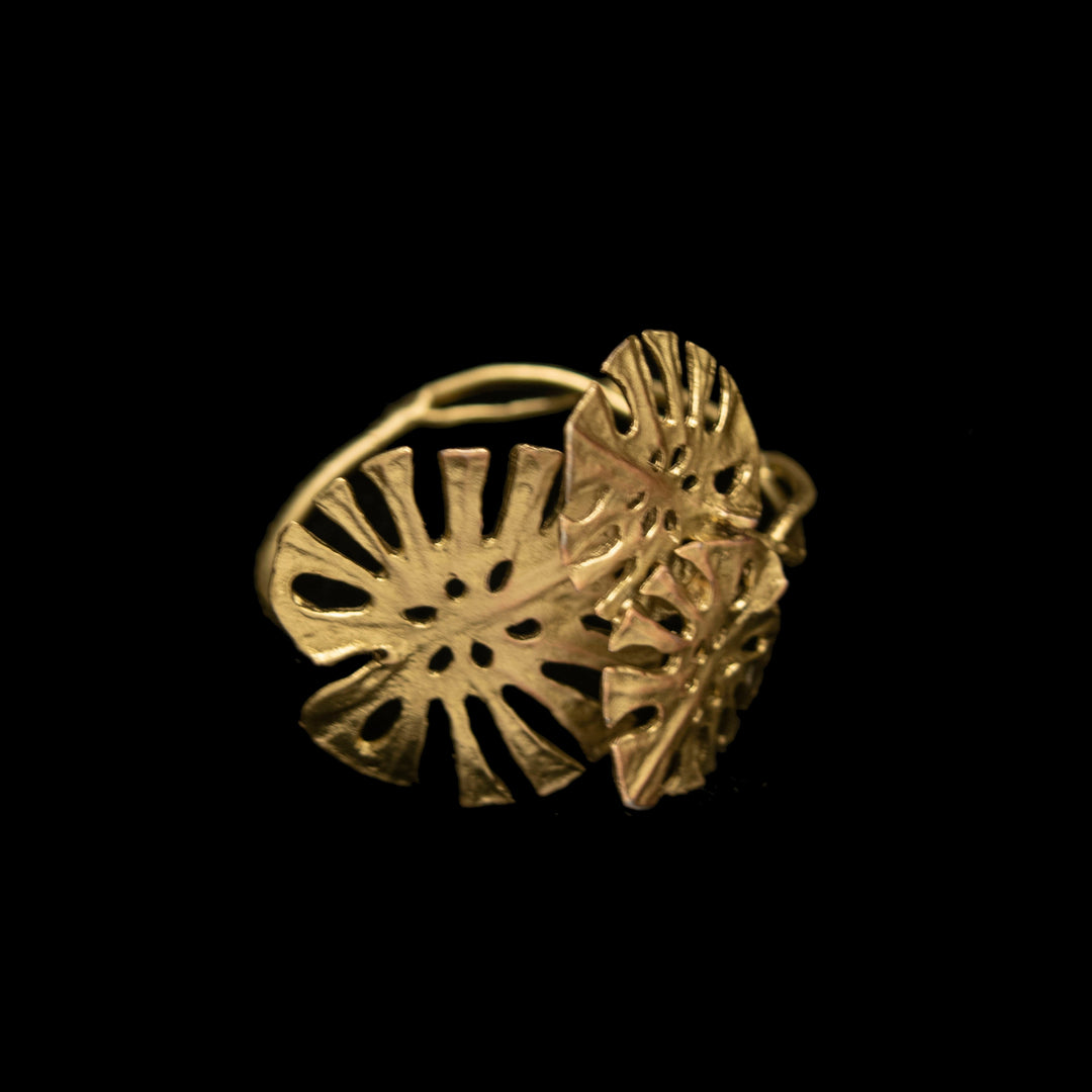 Monstera Napkin Rings - Set of 4