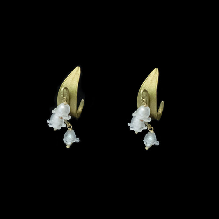 Lily of the Valley Earrings - Hoop Post