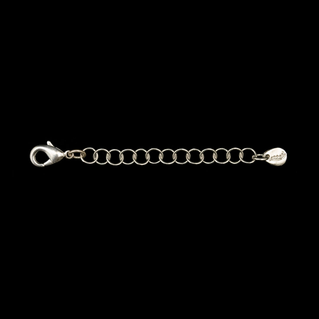 2' Extender with Lobster Claw - Silver Plate