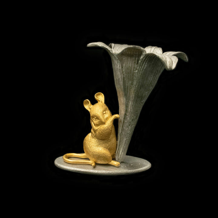 Mouse & Lily Candlestick