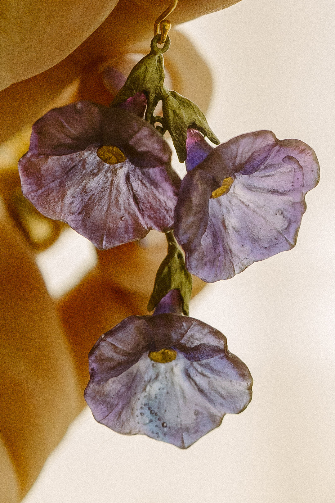 Petunia Earrings - Large Wire