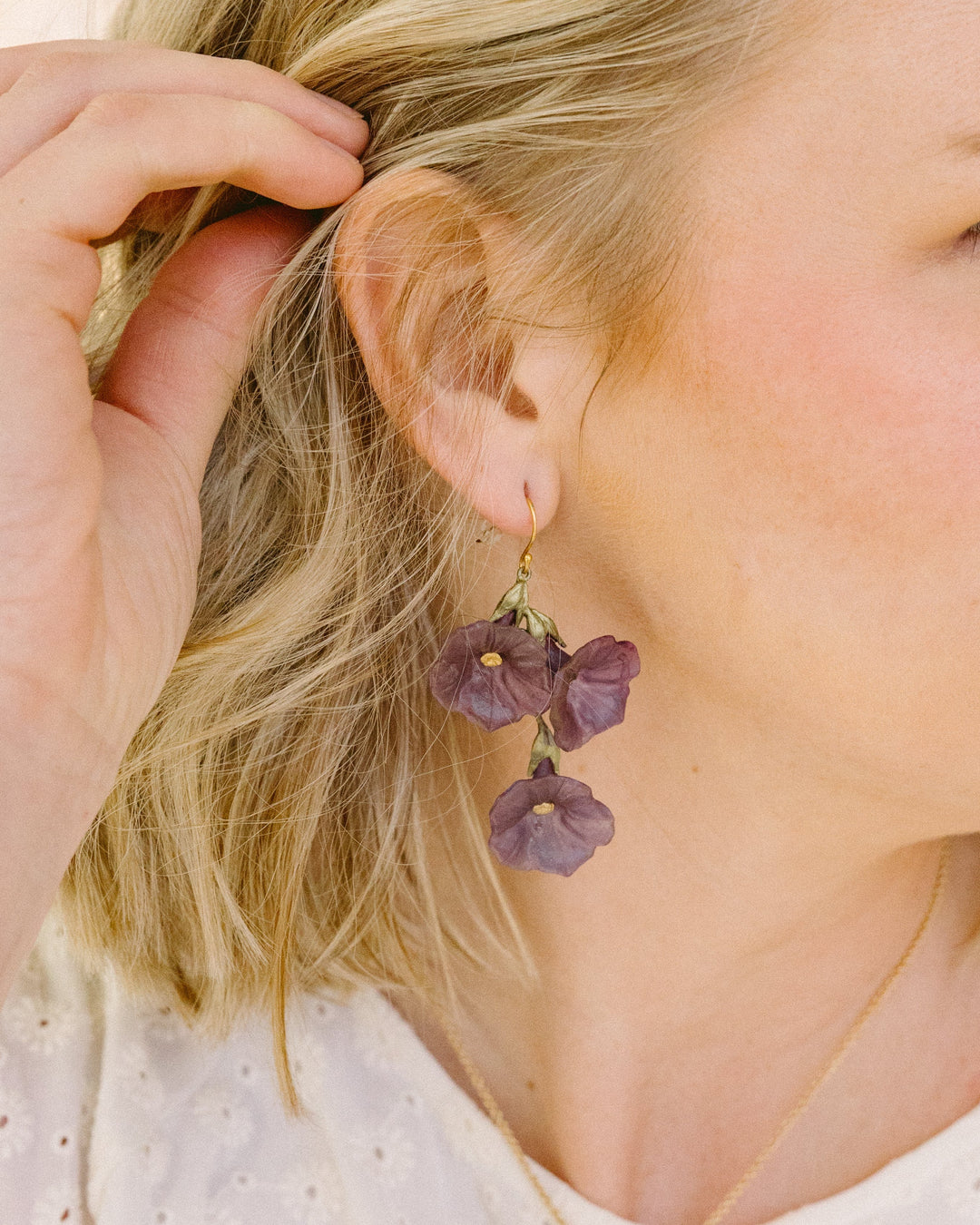Petunia Earrings - Large Wire