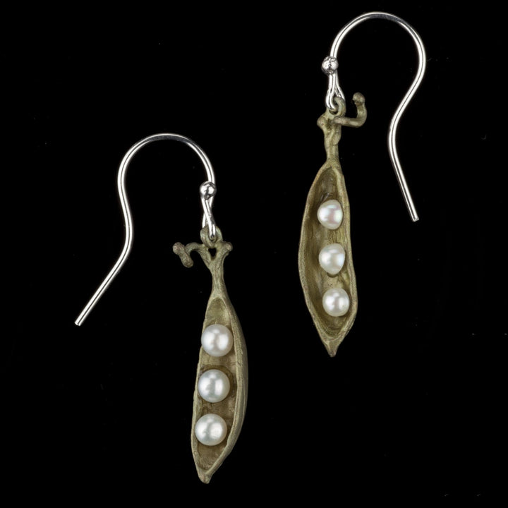 Pea Pod Earrings - Petite Drop