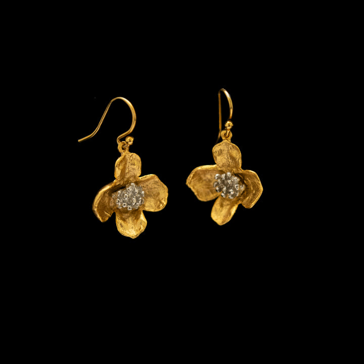 Fine Dogwood Wire Earrings