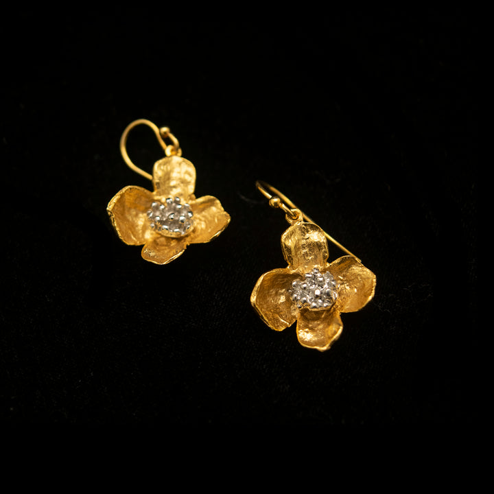 Fine Dogwood Wire Earrings