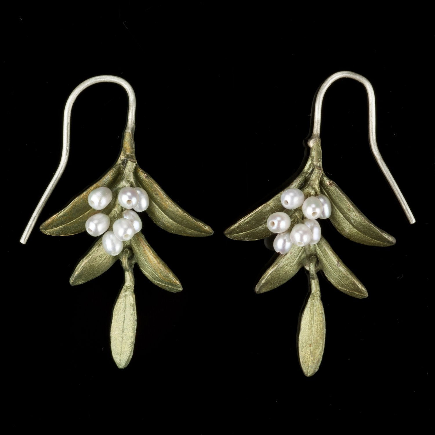 Flowering Myrtle Earrings - Wire Drop