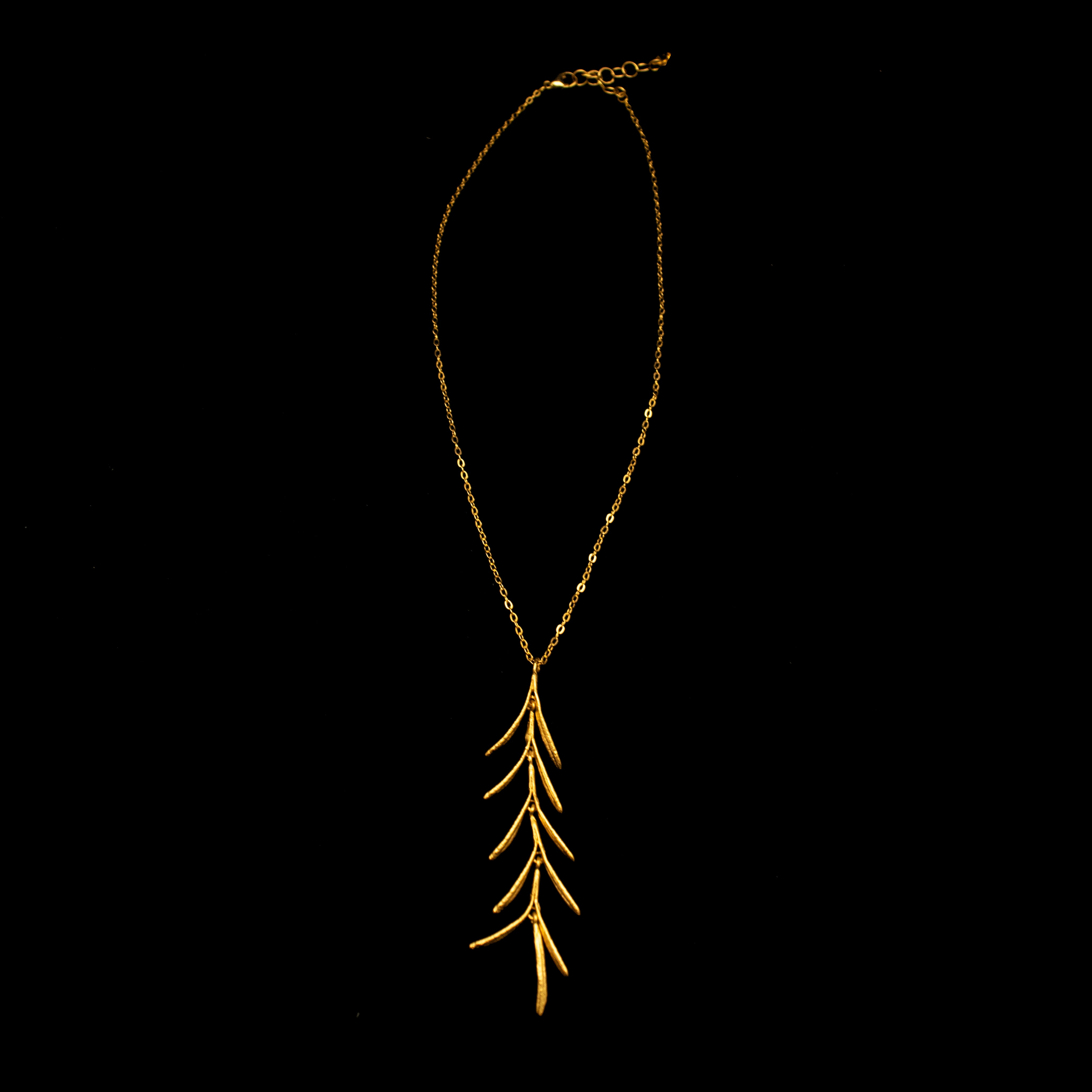 Fine Rosemary Gold Pendant
