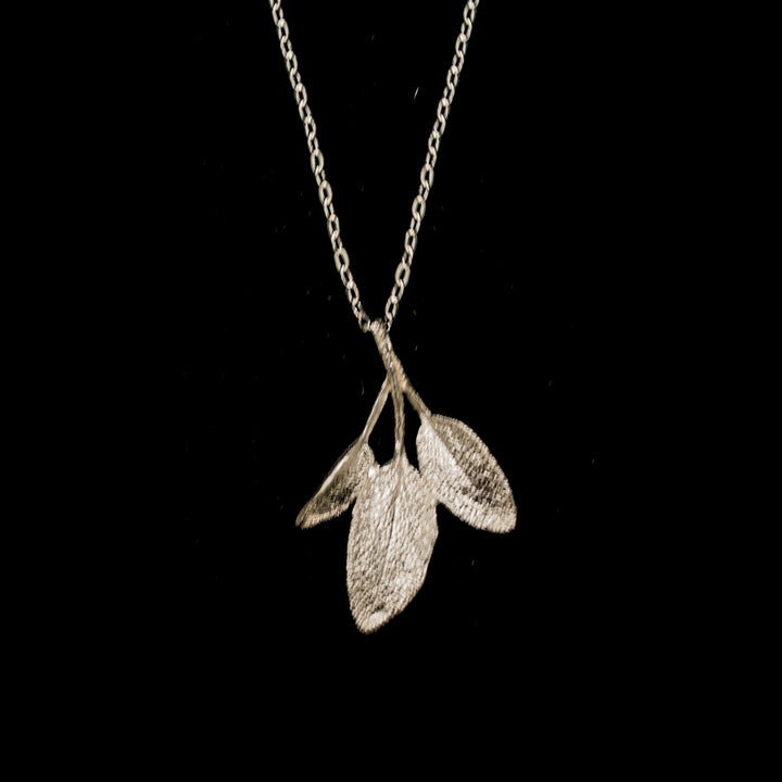 Fine Petite Herbs - Sage Pendant