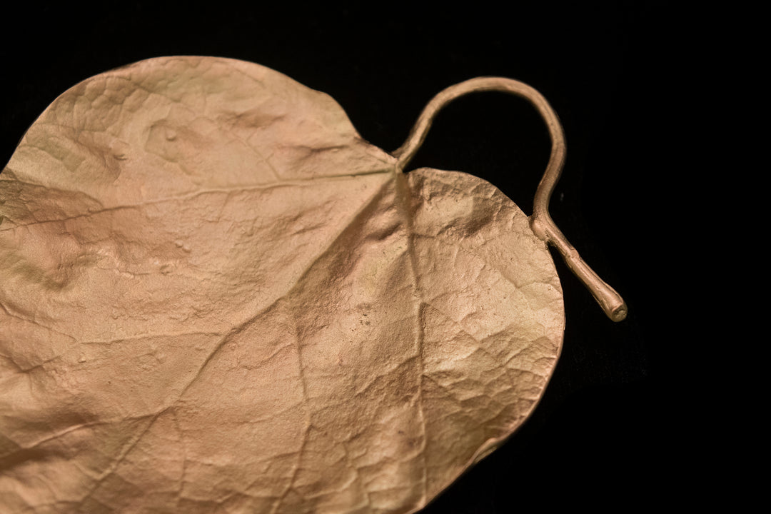 Catalpa Leaf Dish - Bronze