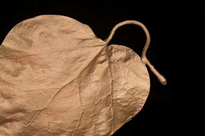 Catalpa Leaf Dish - Bronze