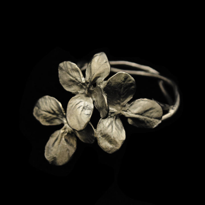 Clover Napkin Rings - Pewter