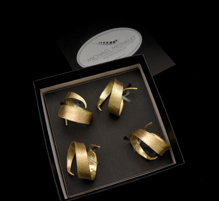 Eucalyptus Napkin Rings - Bronze