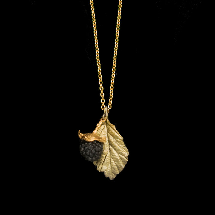 Blackberry Pendant - Leaf