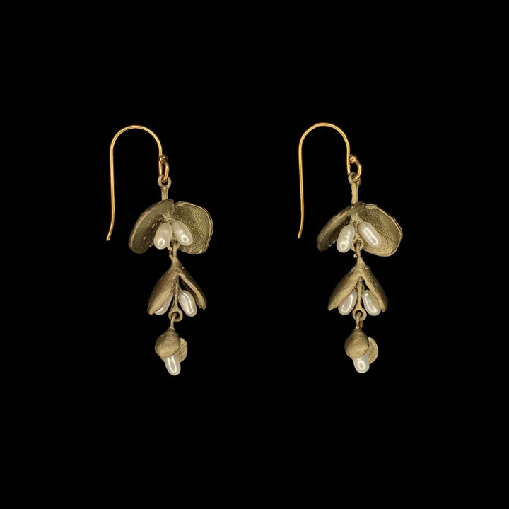 Eucalyptus Seed Earrings - Wire