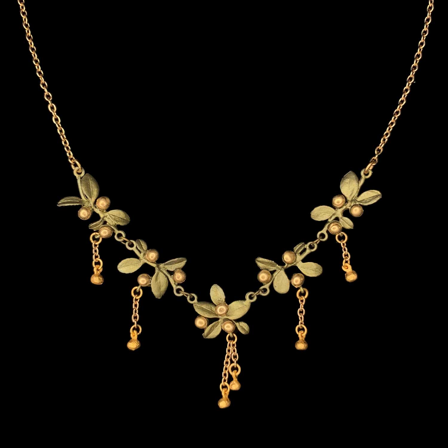 Golden Myrtle Necklace