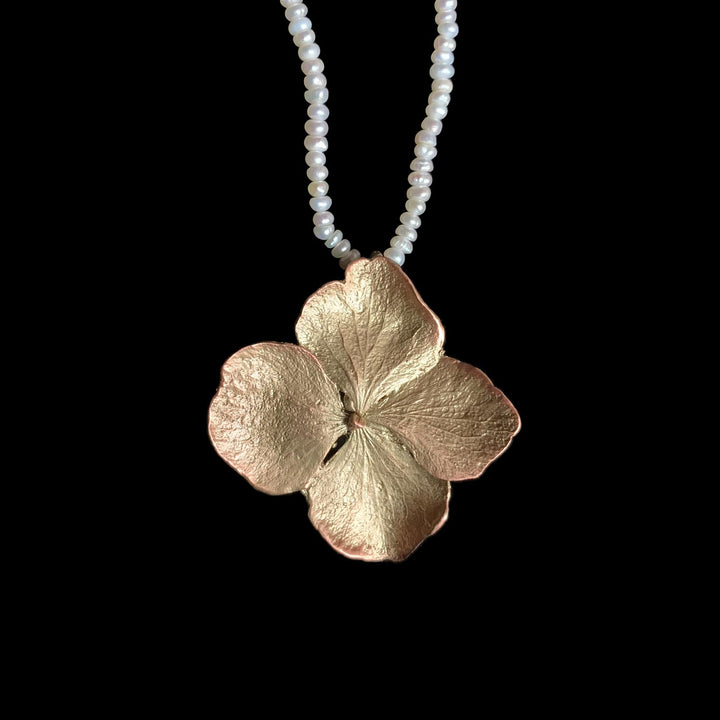 Hydrangea Pendant - Single Petal