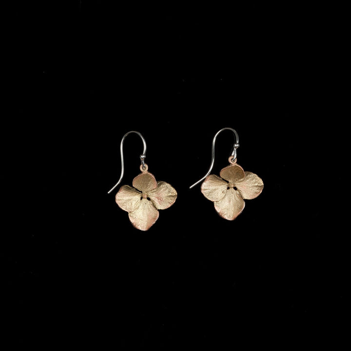 Hydrangea Earrings - Petal Wire Drop