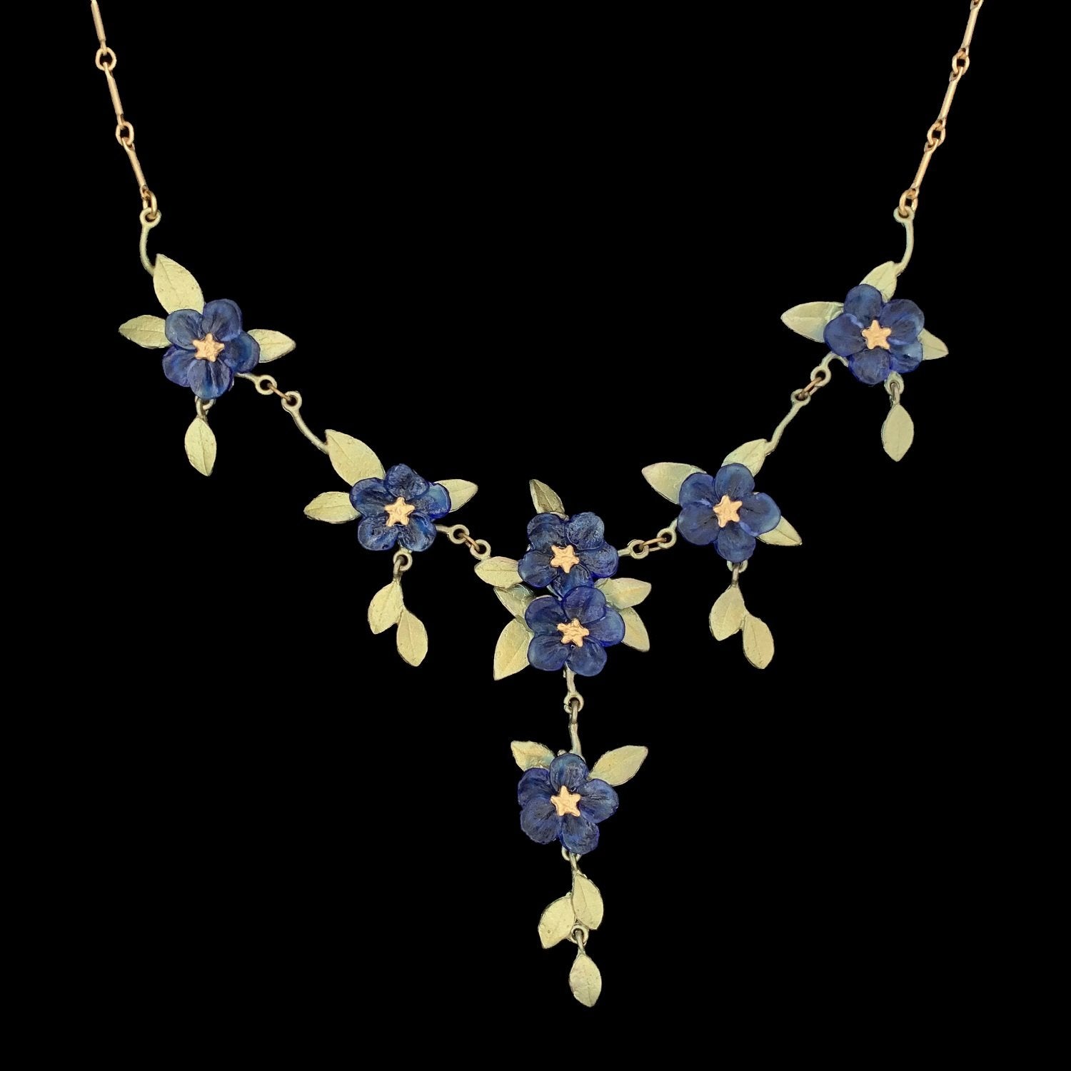 Blue Violet Necklace