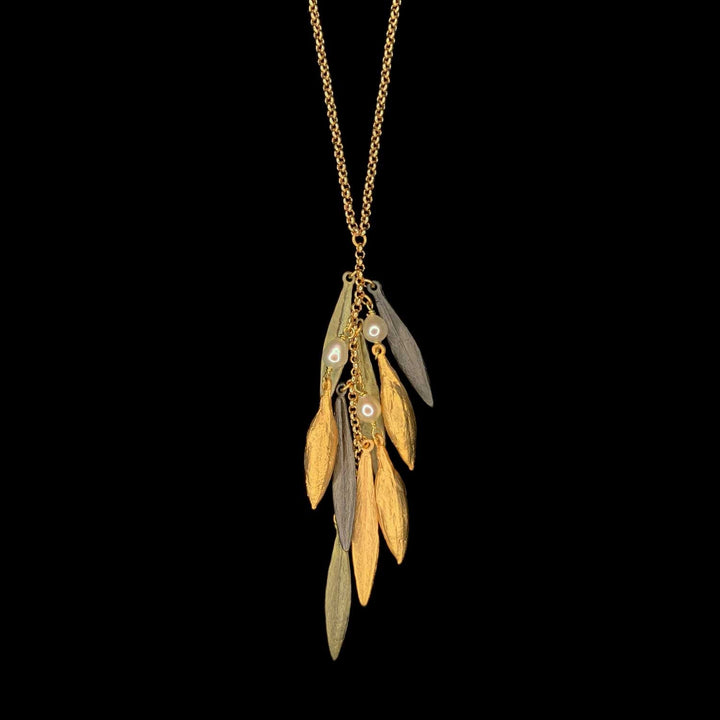 Leaf and Bud Pendant - Multi