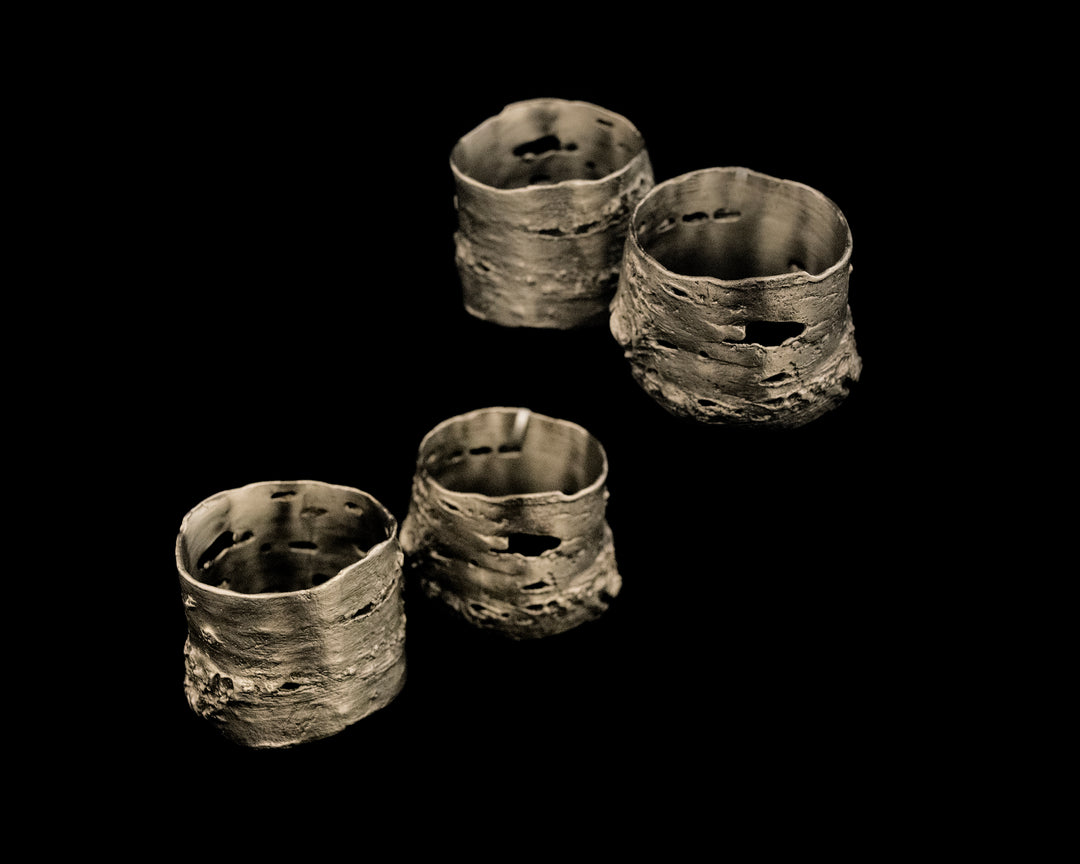 Birch Bark Napkin Rings