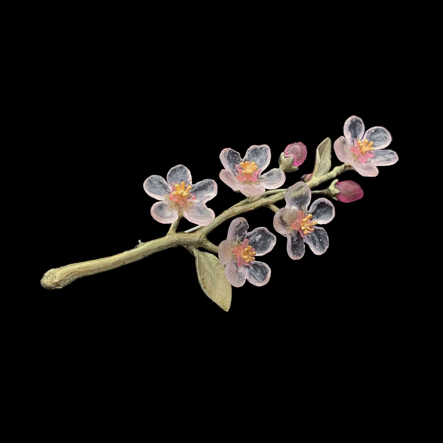 Peach Blossom Brooch