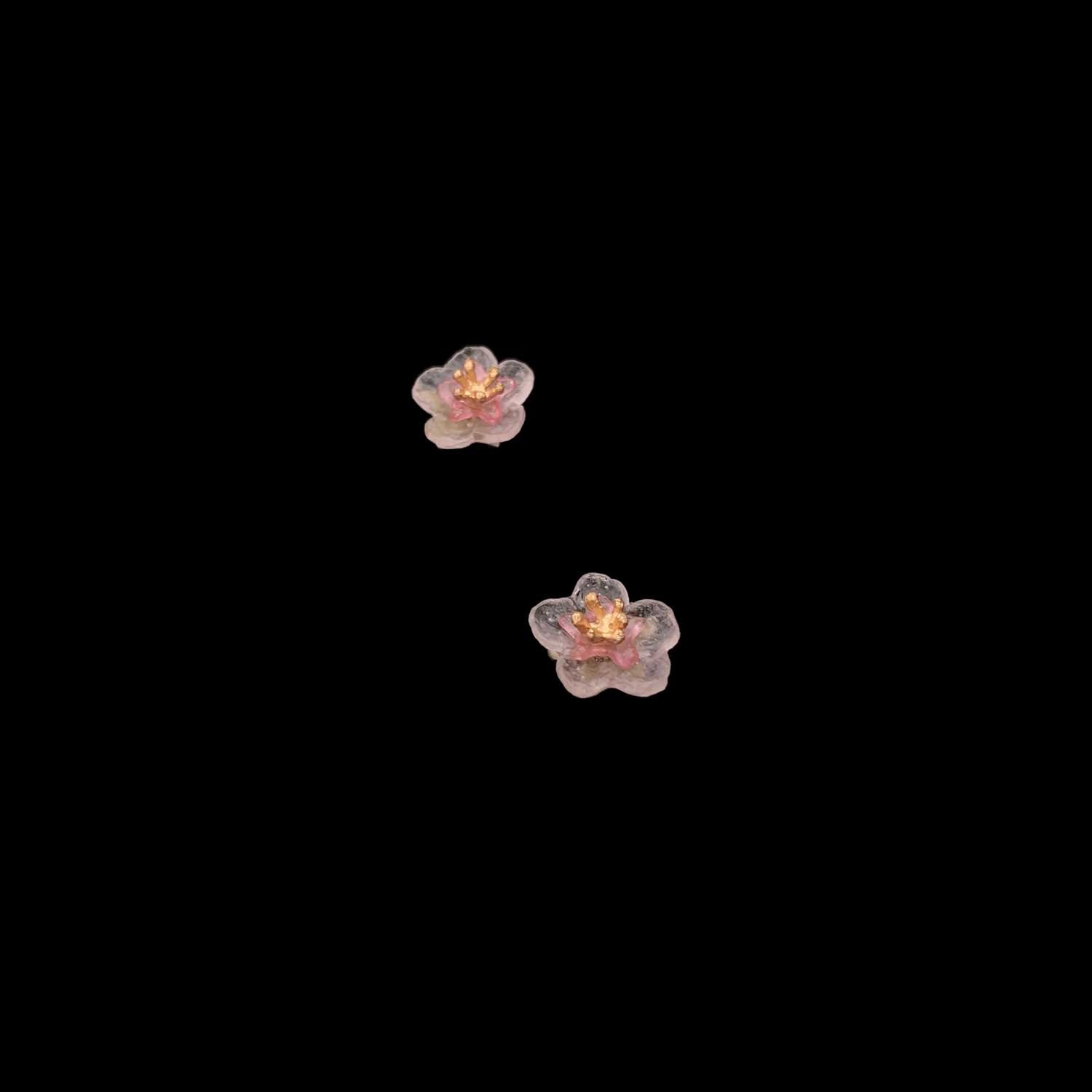 Peach Blossom Earrings - Dainty Post