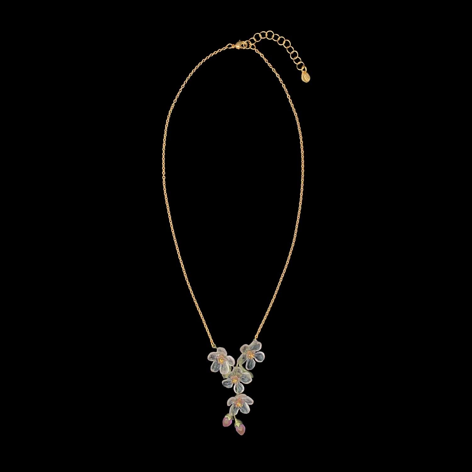 Peach Blossom Necklace - Flowers