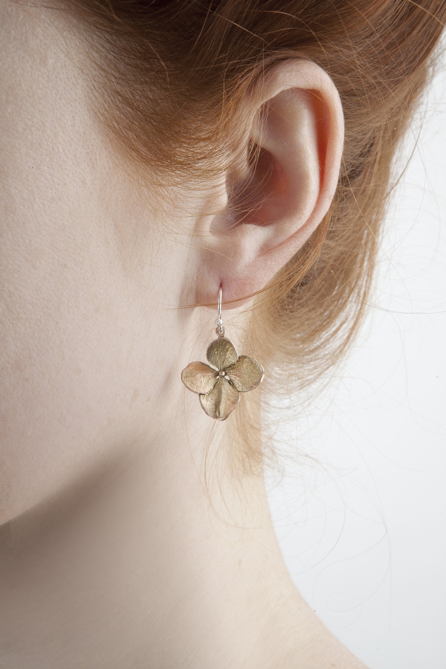 Hydrangea Earrings - Petal Wire Drop