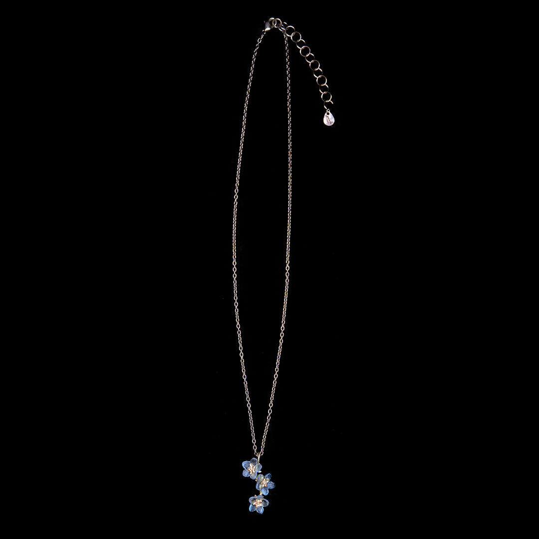 Forget Me Not Pendant - Triple Flower